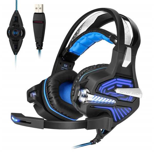 GS100 Computer Gamer Vibration Headphones