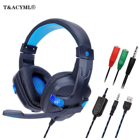 Gamer Headset For PS4 Xbox one PC With MIC Stereo Over ear Headphones