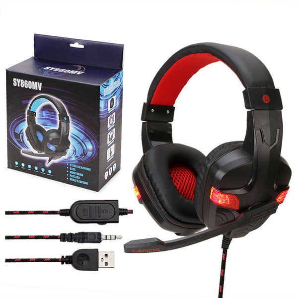 Gamer Headset For PS4 Xbox one PC With MIC Stereo Over ear Headphones