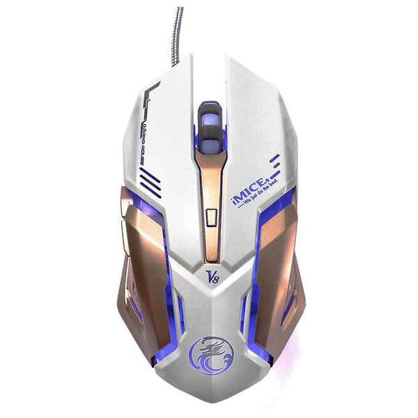 Wired Gaming Mouse Gamer 4000DPI Computer Game Mouse Professional 6 Buttons