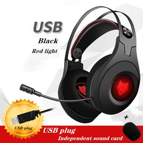 Gaming Headset Wired Computer Stereo Bass N2 Gaming Headphones