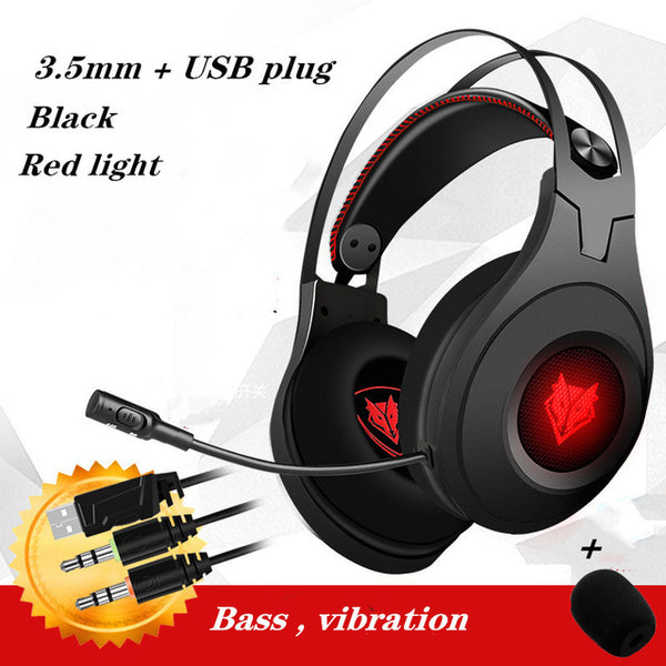 Gaming Headset Wired Computer Stereo Bass N2 Gaming Headphones
