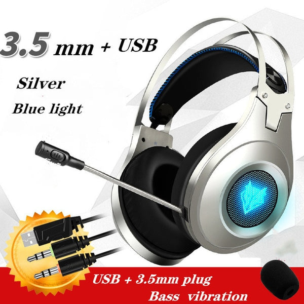 Gaming Headset Wired Computer Stereo Bass N2 Gaming Headphones